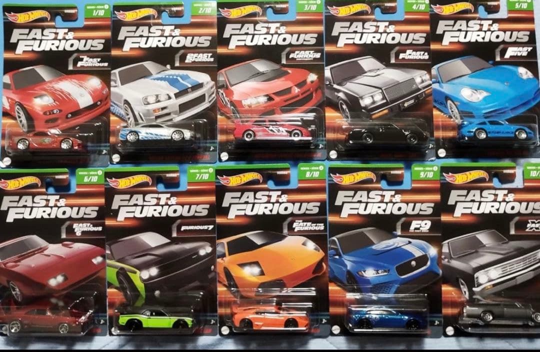 ホットウィール　ヤマダ電機　 限定　ワイルドスピード　アソート　10種コンプ