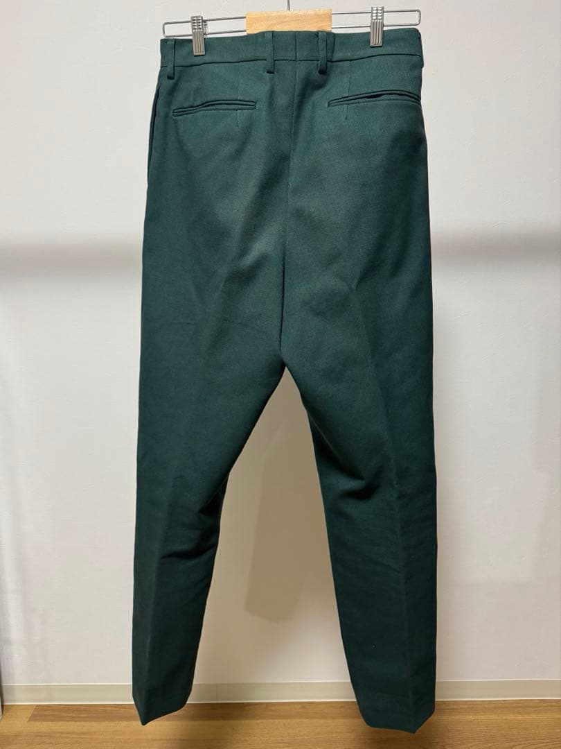 NEAT 2タック　スラックスパンツ　グリーン　46