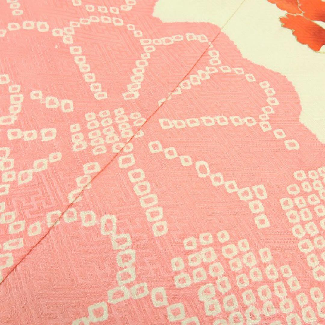 美品 正絹 七五三 ７歳 四つ身着物 B9