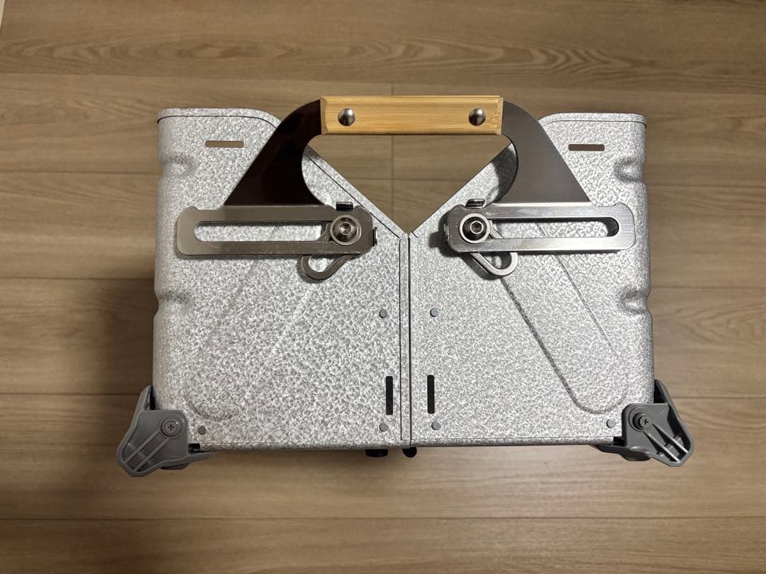 スノーピーク シェルフコンテナ 25＋KIMICAMPシェルコン用天板　使用品