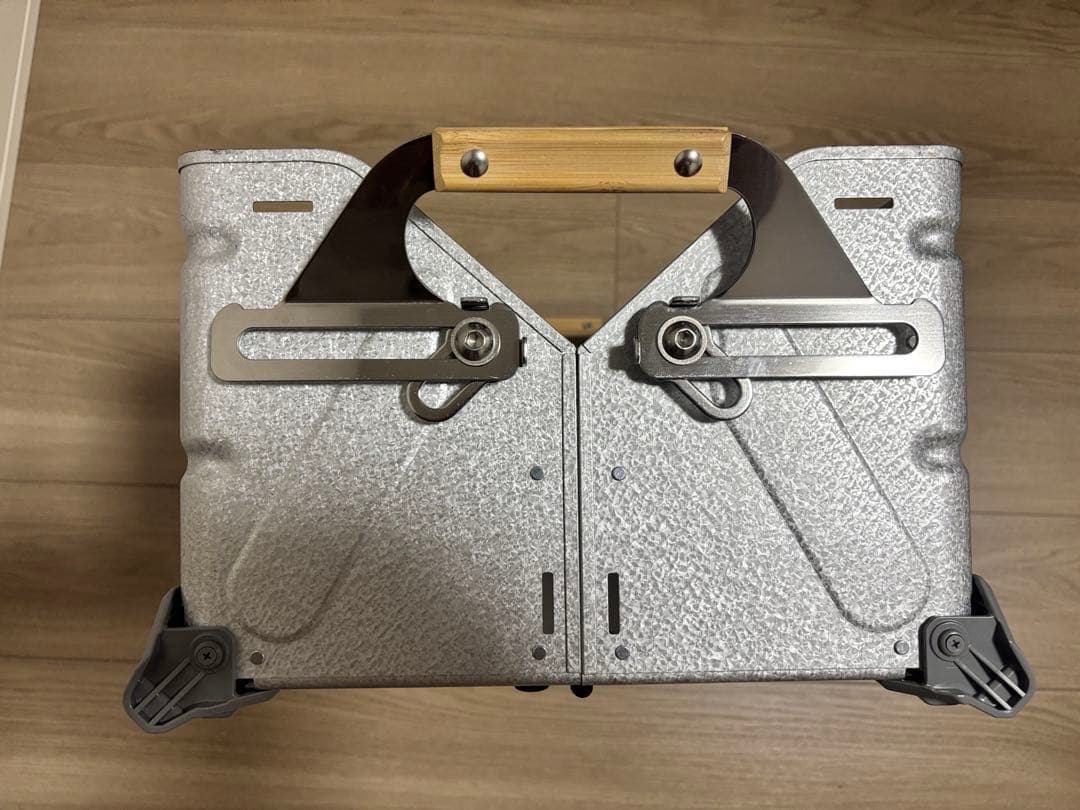 スノーピーク シェルフコンテナ 25＋KIMICAMPシェルコン用天板　使用品