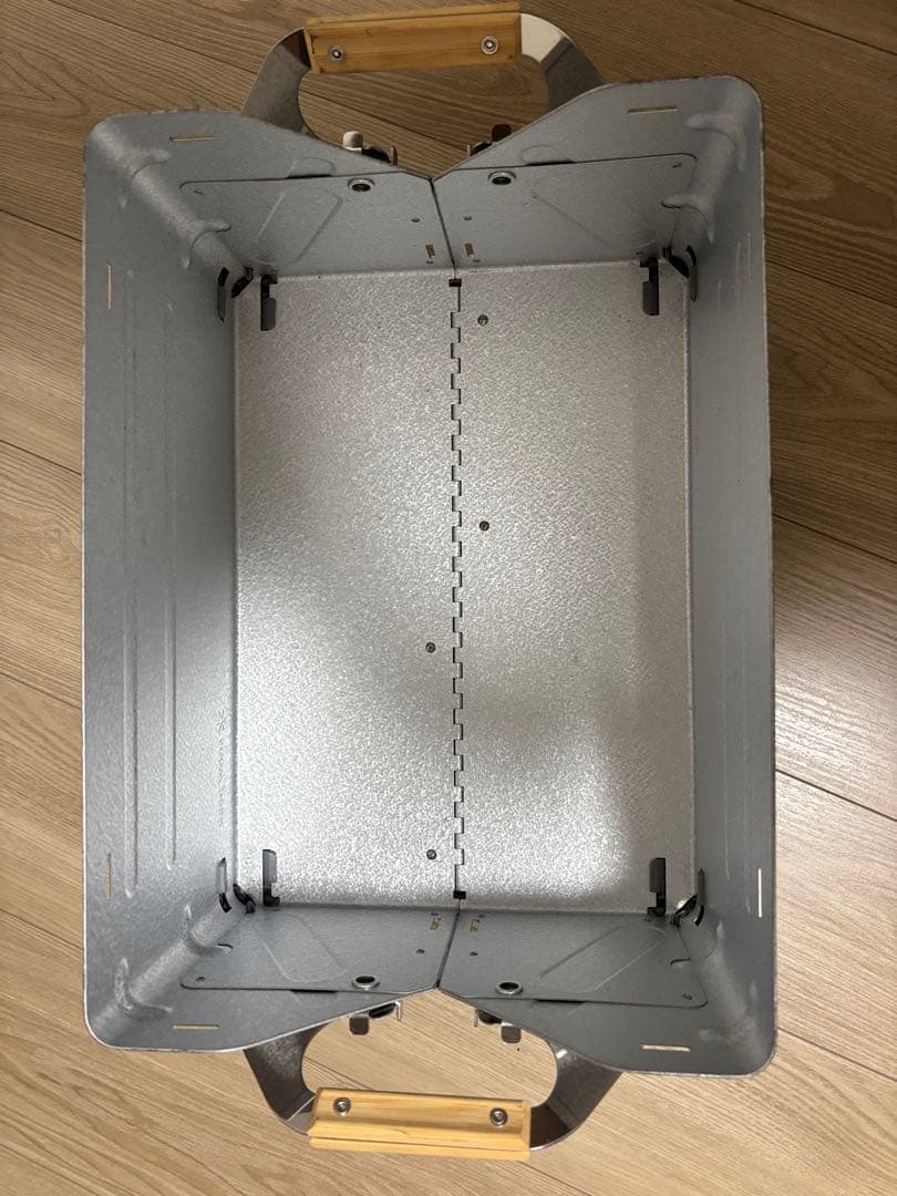 スノーピーク シェルフコンテナ 25＋KIMICAMPシェルコン用天板　使用品