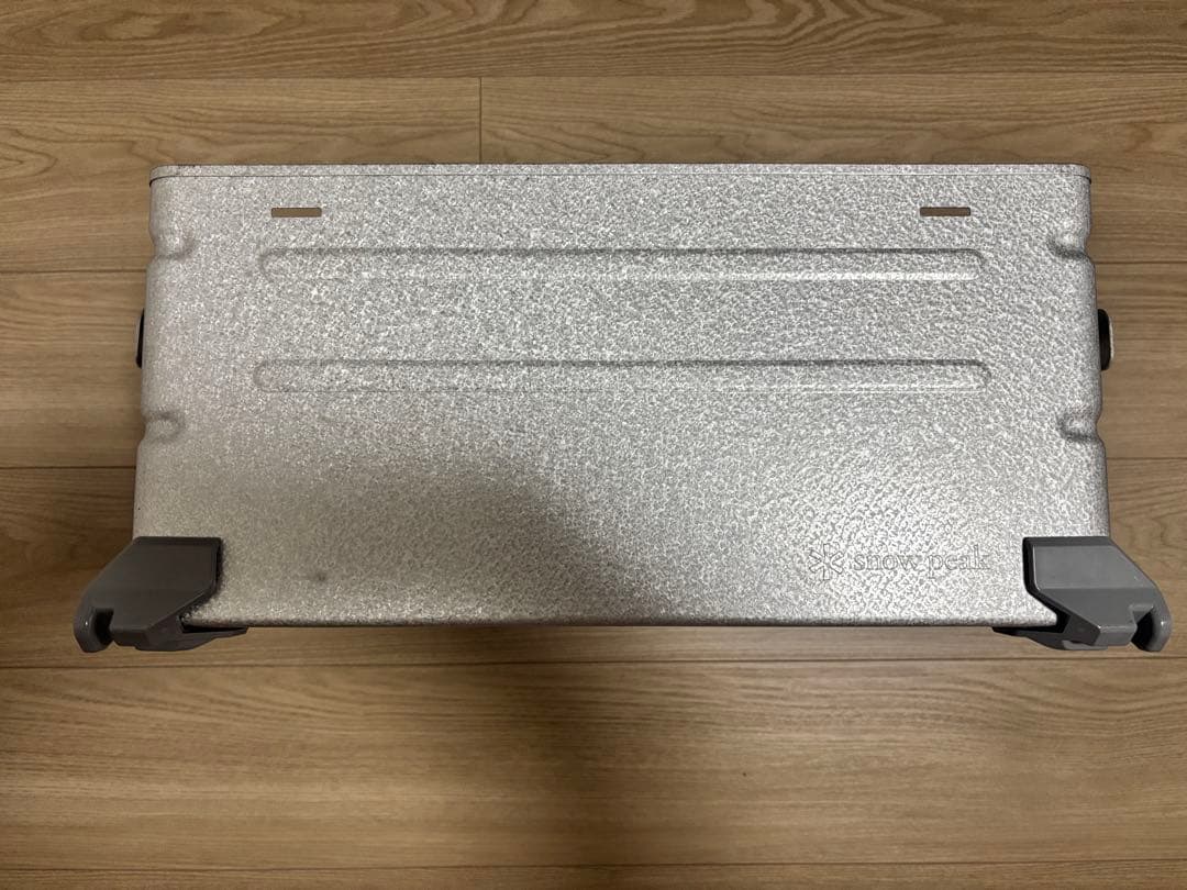 スノーピーク シェルフコンテナ 25＋KIMICAMPシェルコン用天板　使用品