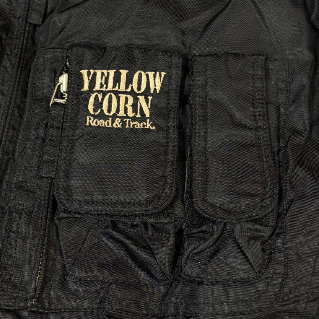 YELLOW CORN ナイロンバイクジャケット　防寒着　LL ビッグサイズ