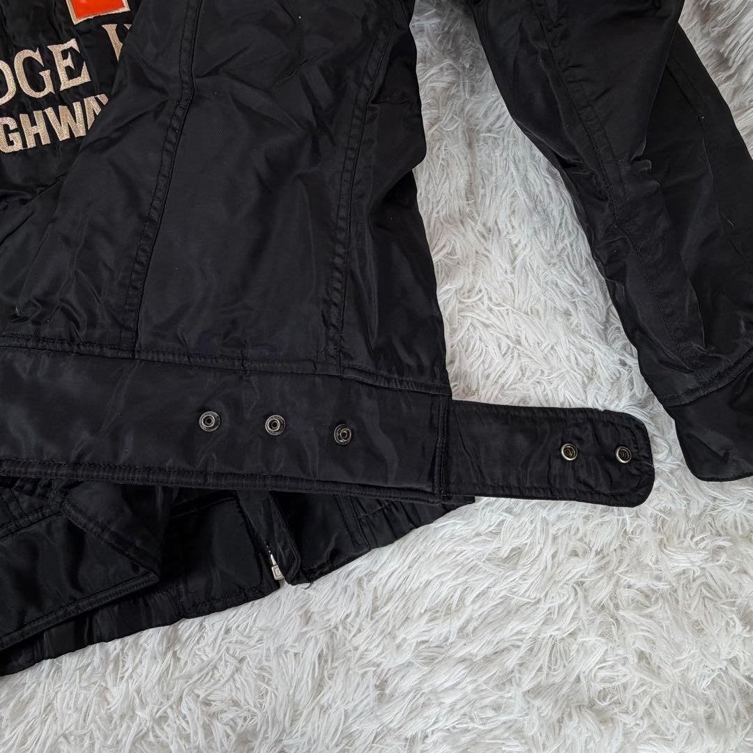 YELLOW CORN ナイロンバイクジャケット　防寒着　LL ビッグサイズ