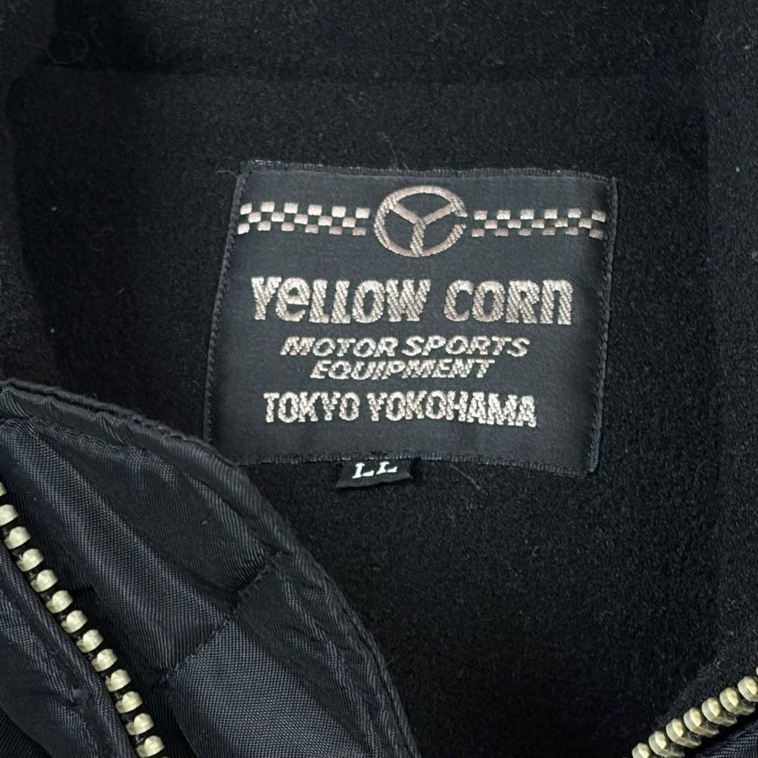 YELLOW CORN ナイロンバイクジャケット　防寒着　LL ビッグサイズ