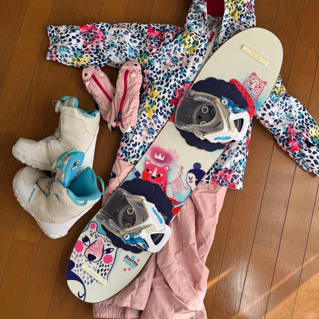 【正規品】BURTON/90cm/スノーボードバインディング付き(3~7歳向け)