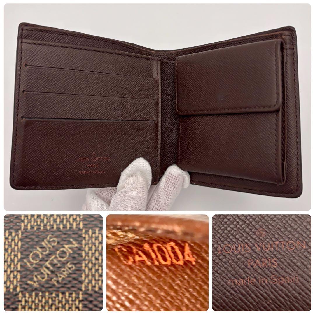 ルイヴィトン ダミエ ポルトビエ カルトクレディモネ 旧マルコ 二つ折り財布