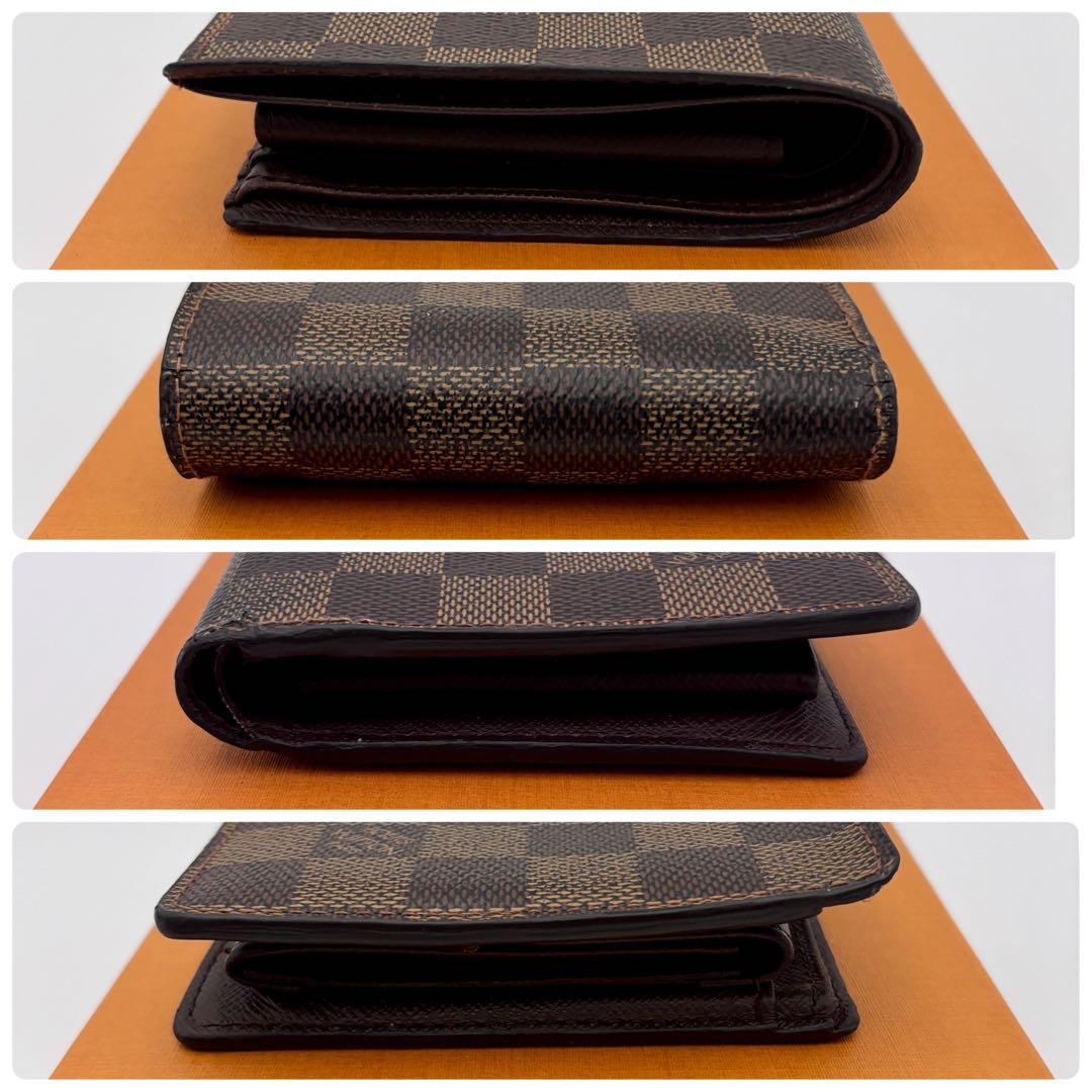 ルイヴィトン ダミエ ポルトビエ カルトクレディモネ 旧マルコ 二つ折り財布