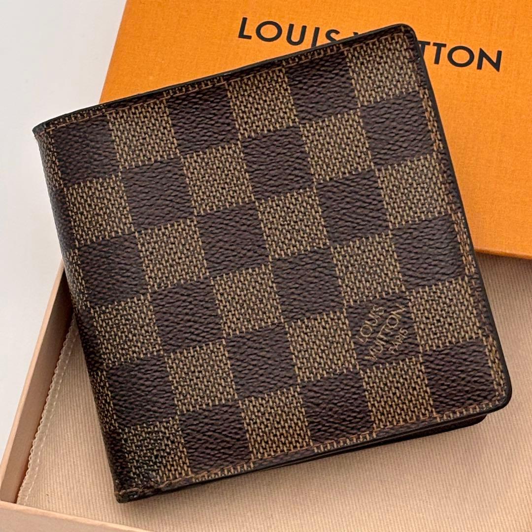 ルイヴィトン ダミエ ポルトビエ カルトクレディモネ 旧マルコ 二つ折り財布