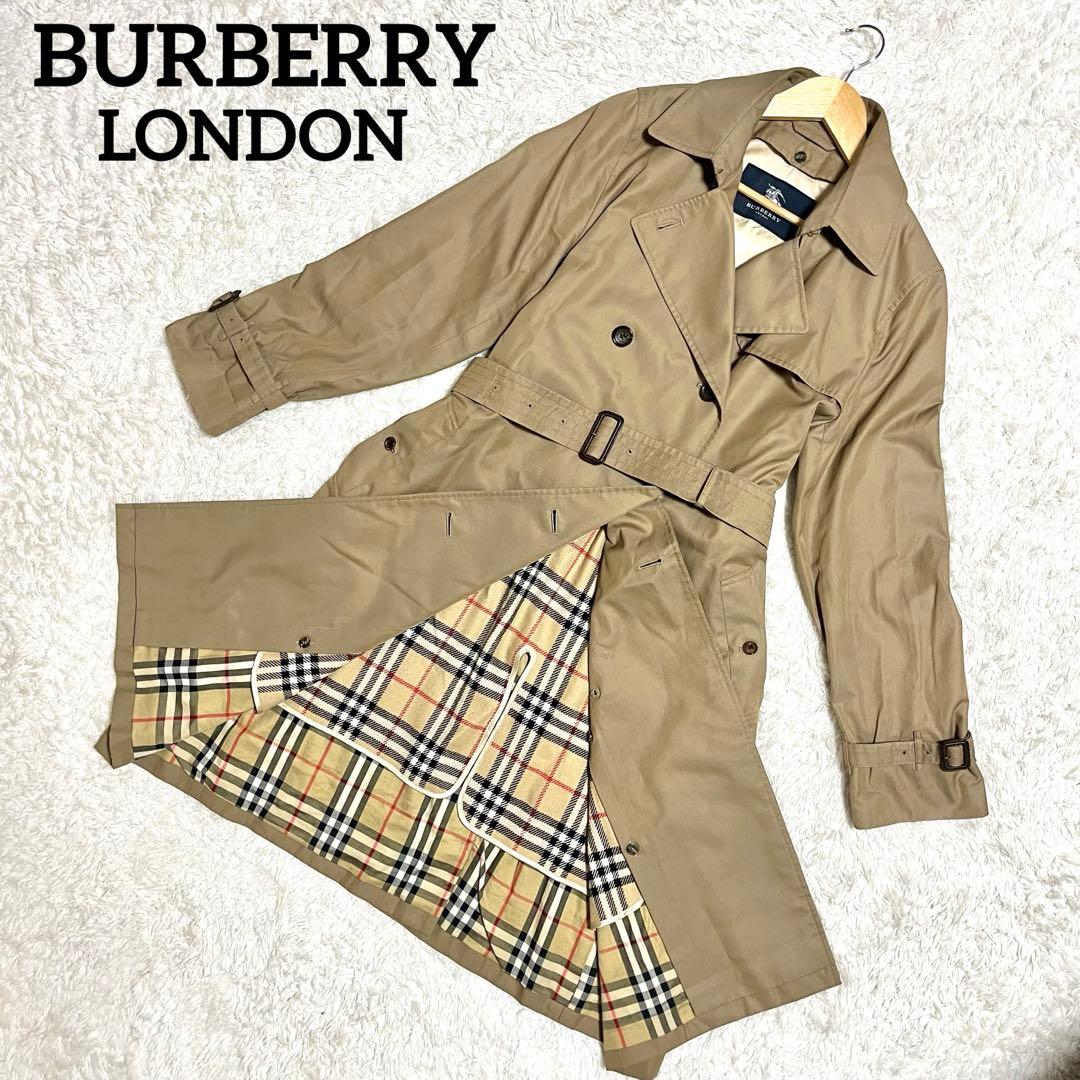 バーバリーロンドン ライナー ベルト Aライン ノバチェック 46サイズ