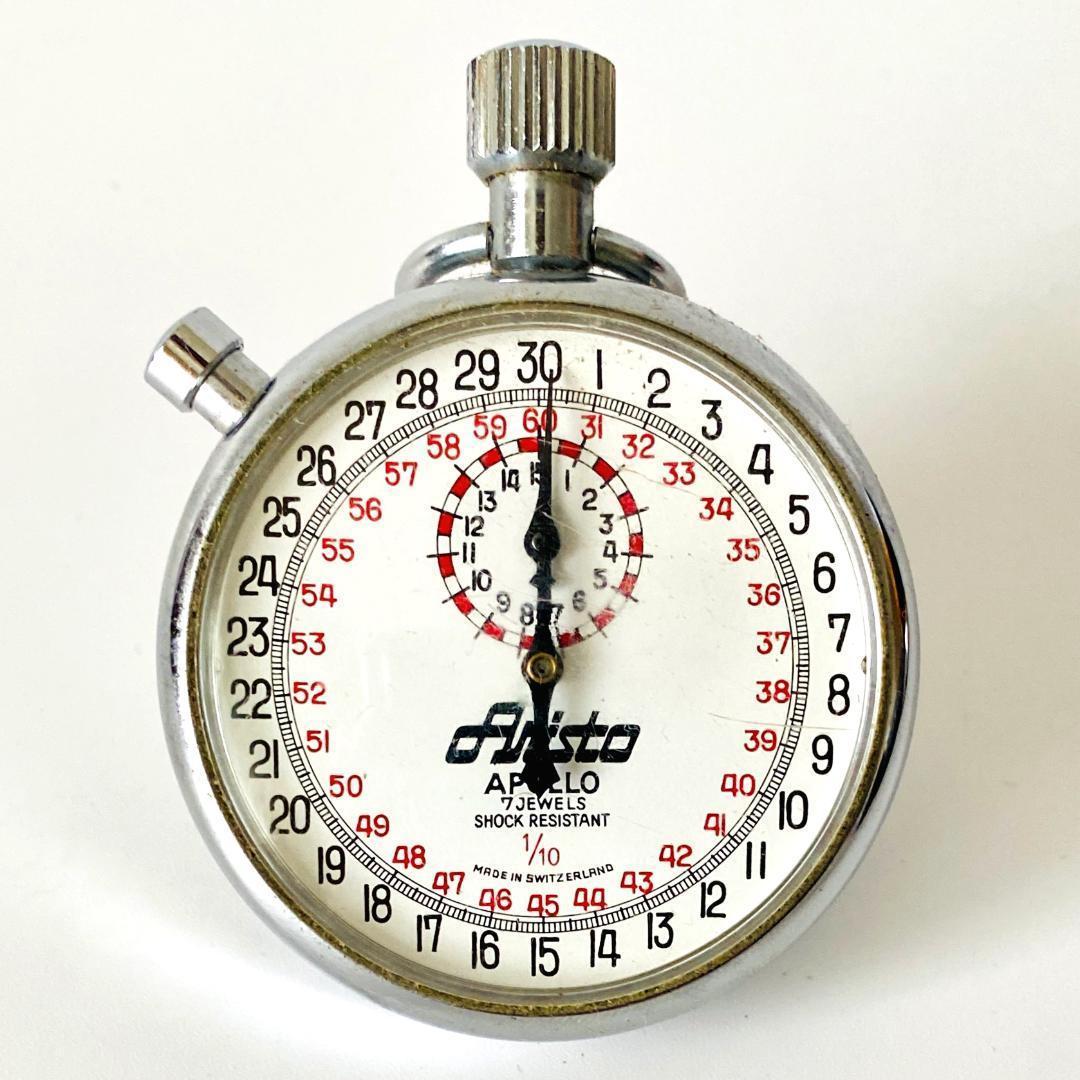 【高級懐中時計】美品 アリスト ストップウォッチ ラリータイマー メンズ