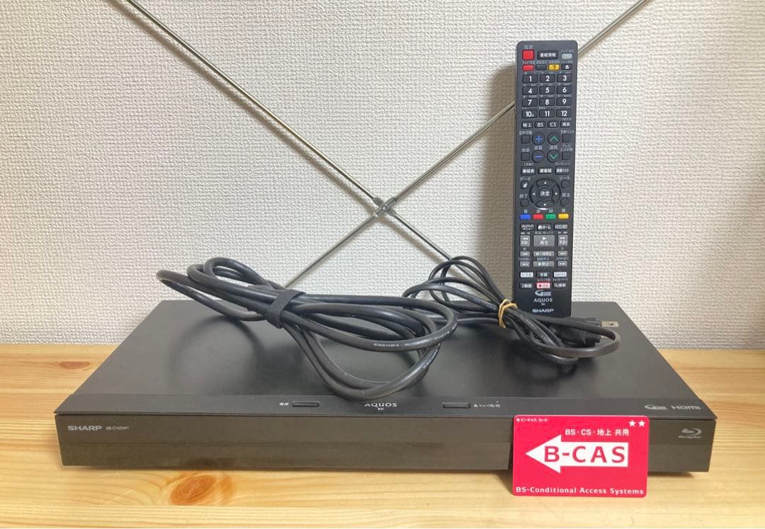 ☆良品 ブルーレイレコーダー 2B-C10DW1 2022年製 SHARP