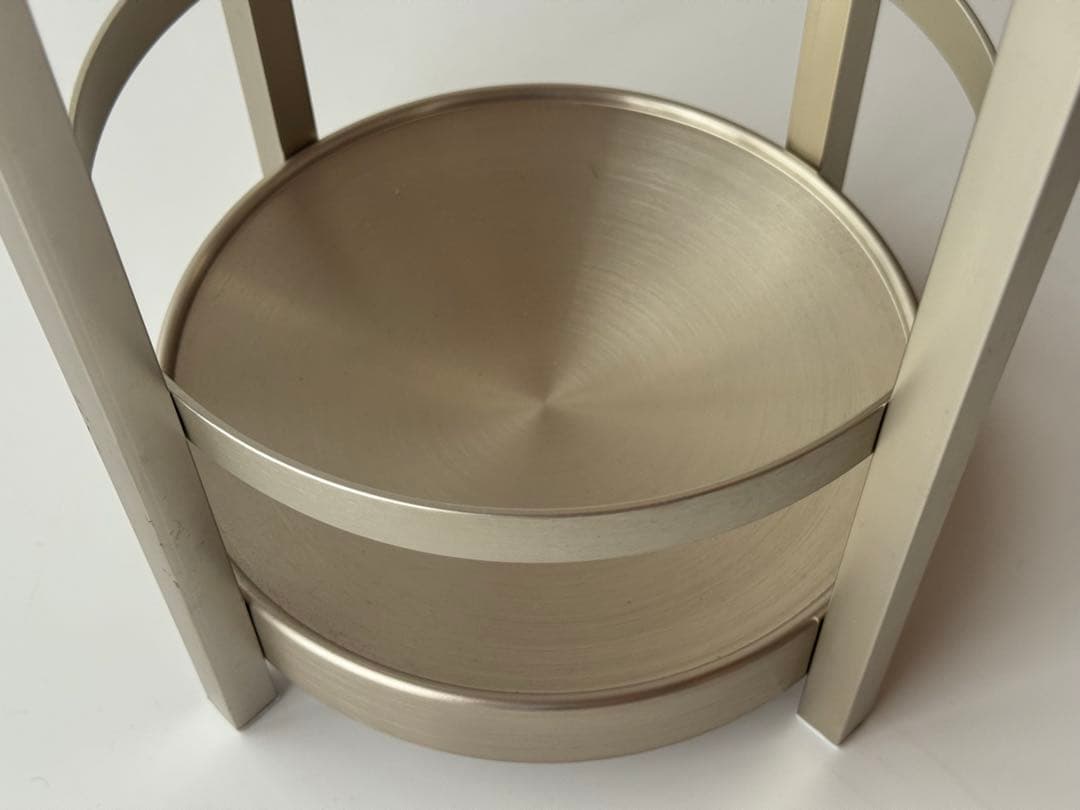 ポストモダン ステンレス 傘立て デッドストック 昭和レトロ 未使用