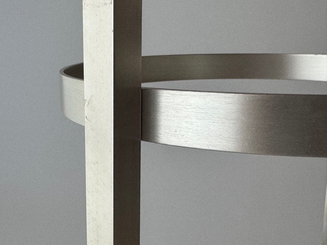 ポストモダン ステンレス 傘立て デッドストック 昭和レトロ 未使用