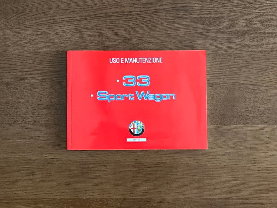 Alfa Romeo 33 ・33Sport Wagon 取扱説明書