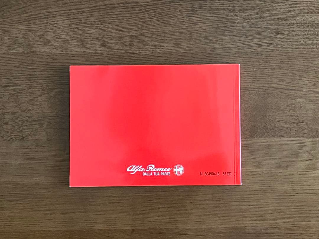 Alfa Romeo 33 ・33Sport Wagon 取扱説明書