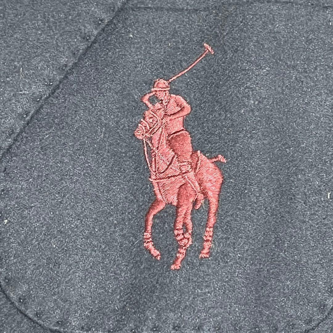 ラルフローレン ビッグポニー 紺ブレザー 金ボタン カシミヤ アンゴラ S