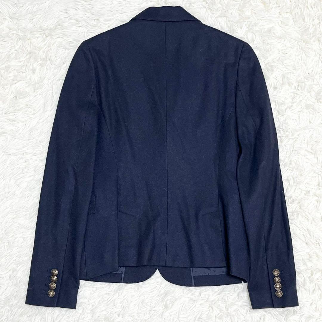 ラルフローレン ビッグポニー 紺ブレザー 金ボタン カシミヤ アンゴラ S