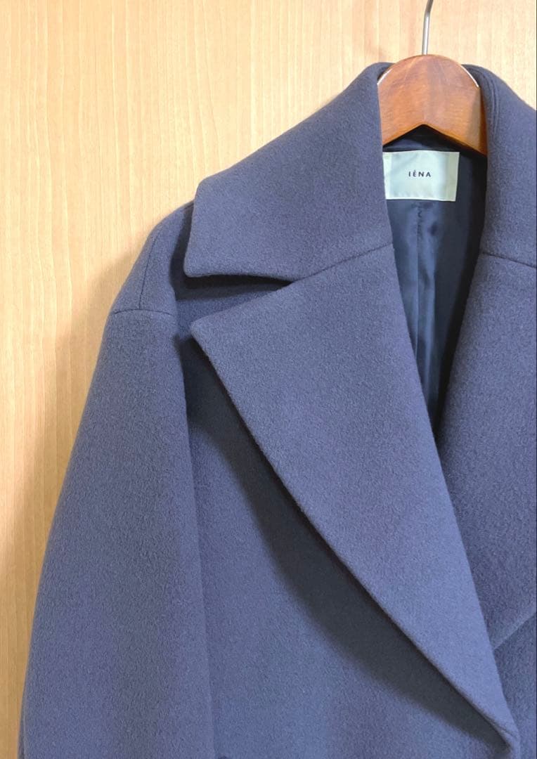 ☆チル✩.*˚☆イエナ super140 ウールコクーンショートコート