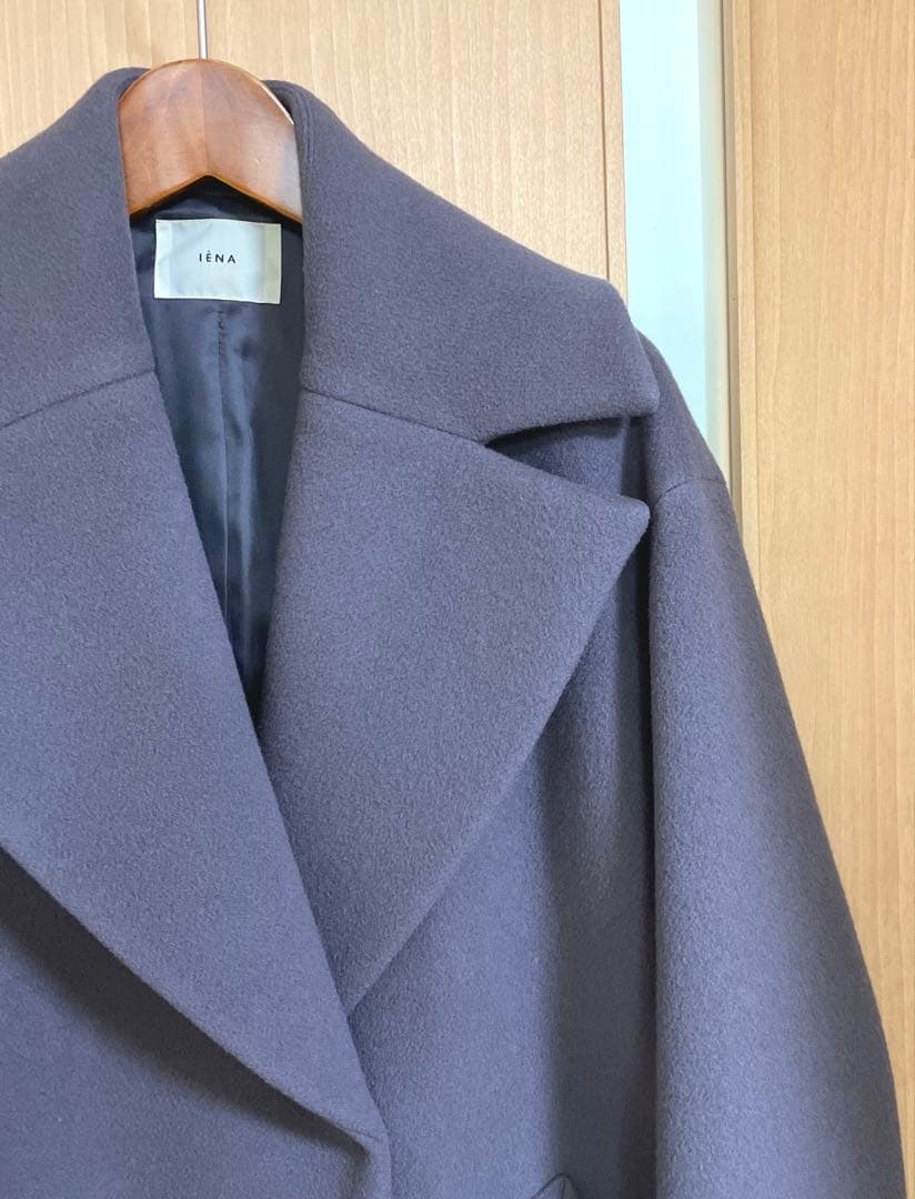 ☆チル✩.*˚☆イエナ super140 ウールコクーンショートコート