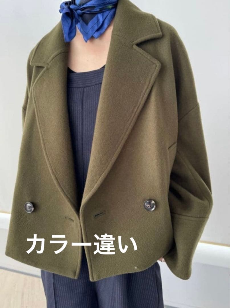 新品タグ付き　Aga スコットクラブ【尾州】ショートコート　オーバーサイズ