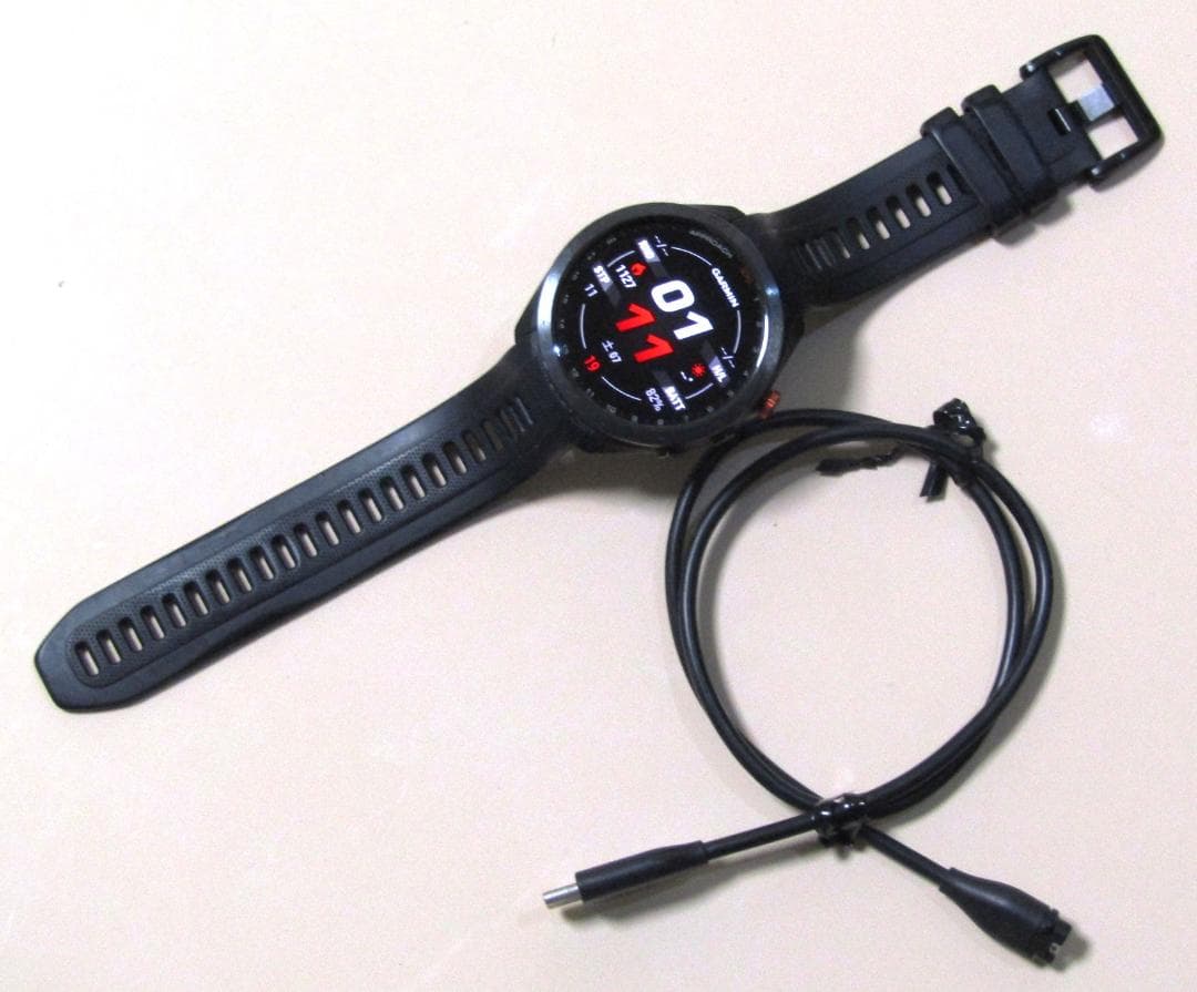 美品 ガーミン アプローチ S70 ブラック 47mm