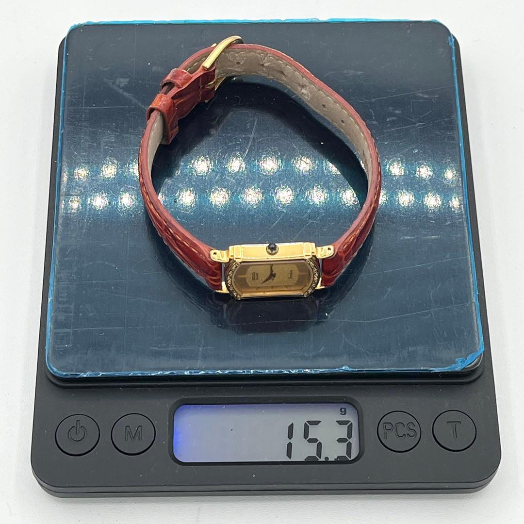 【稼動】14k SEIKO EXCELINE 腕時計 ゴールド クォーツ