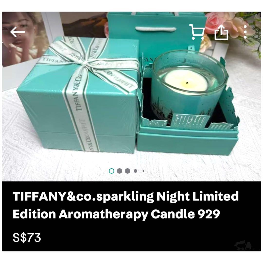 マ*ン様 【新品未使用】 Tiffany & Co. ターコイズ キャンドル