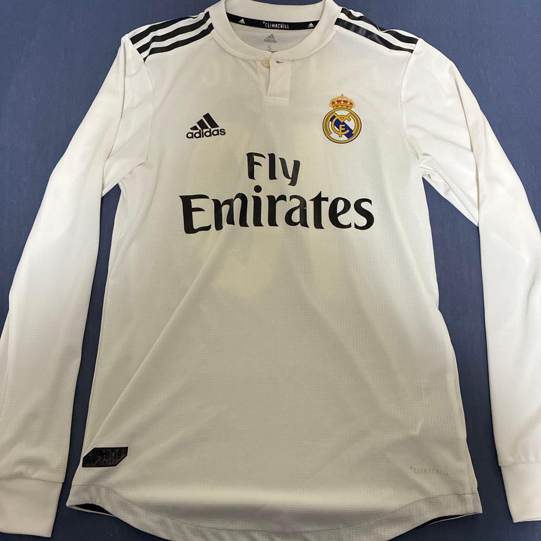 レアルマドリード オーセンティックホームユニフォーム　長袖モドリッチ 18/19