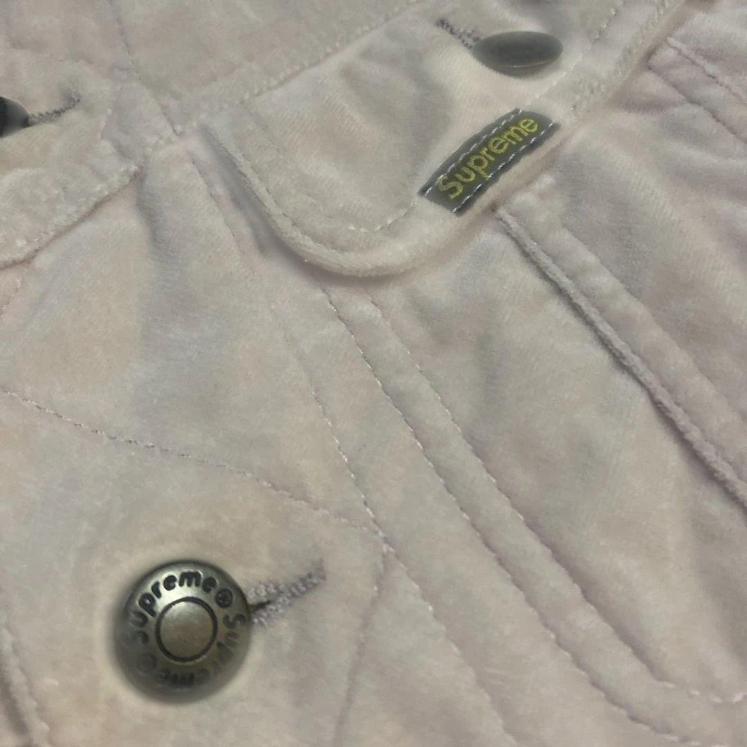 Supreme ベルベット　トラッカー　ジャケット　シュプリーム　ジージャン　M