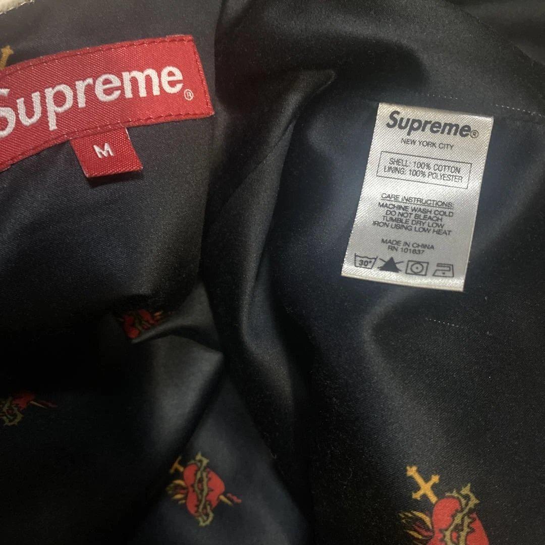 Supreme ベルベット　トラッカー　ジャケット　シュプリーム　ジージャン　M