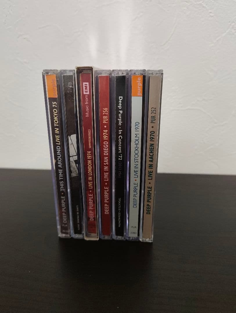 Deep Purple オフィシャルライブCD ７セット