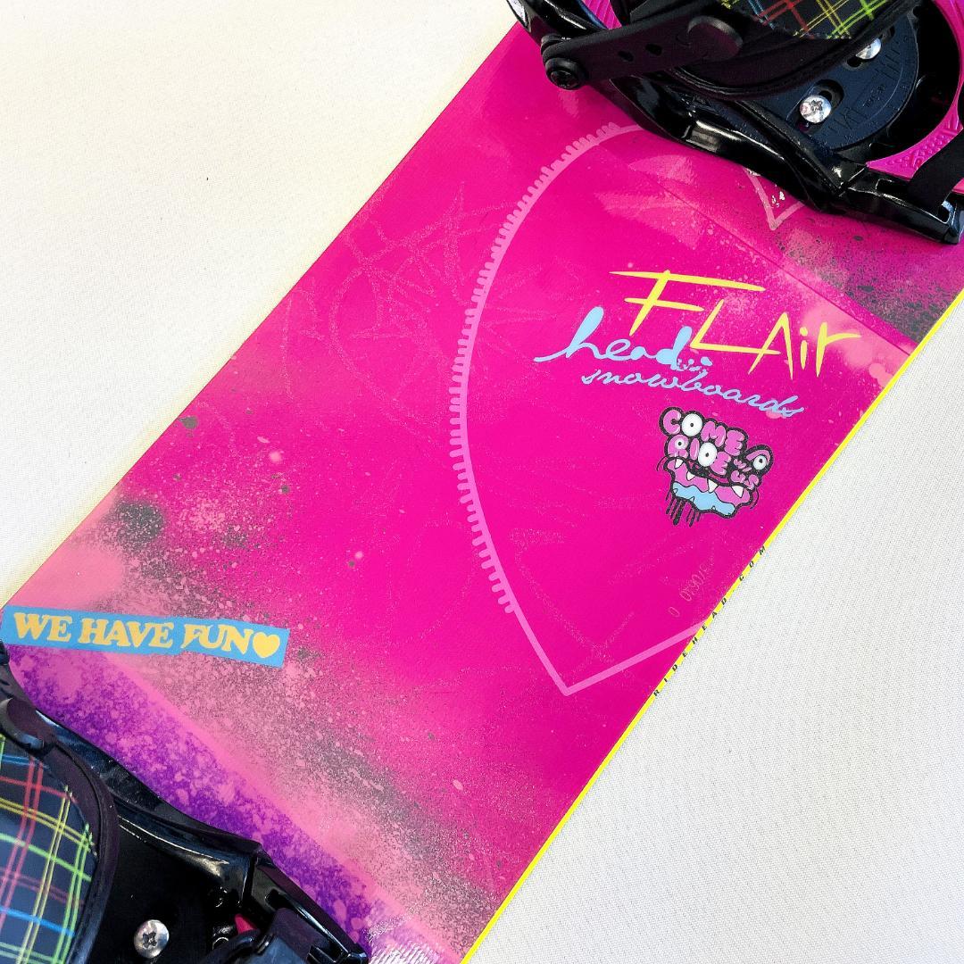 HEAD FLAIR スノーボード 142cm ツイン フラット レディース