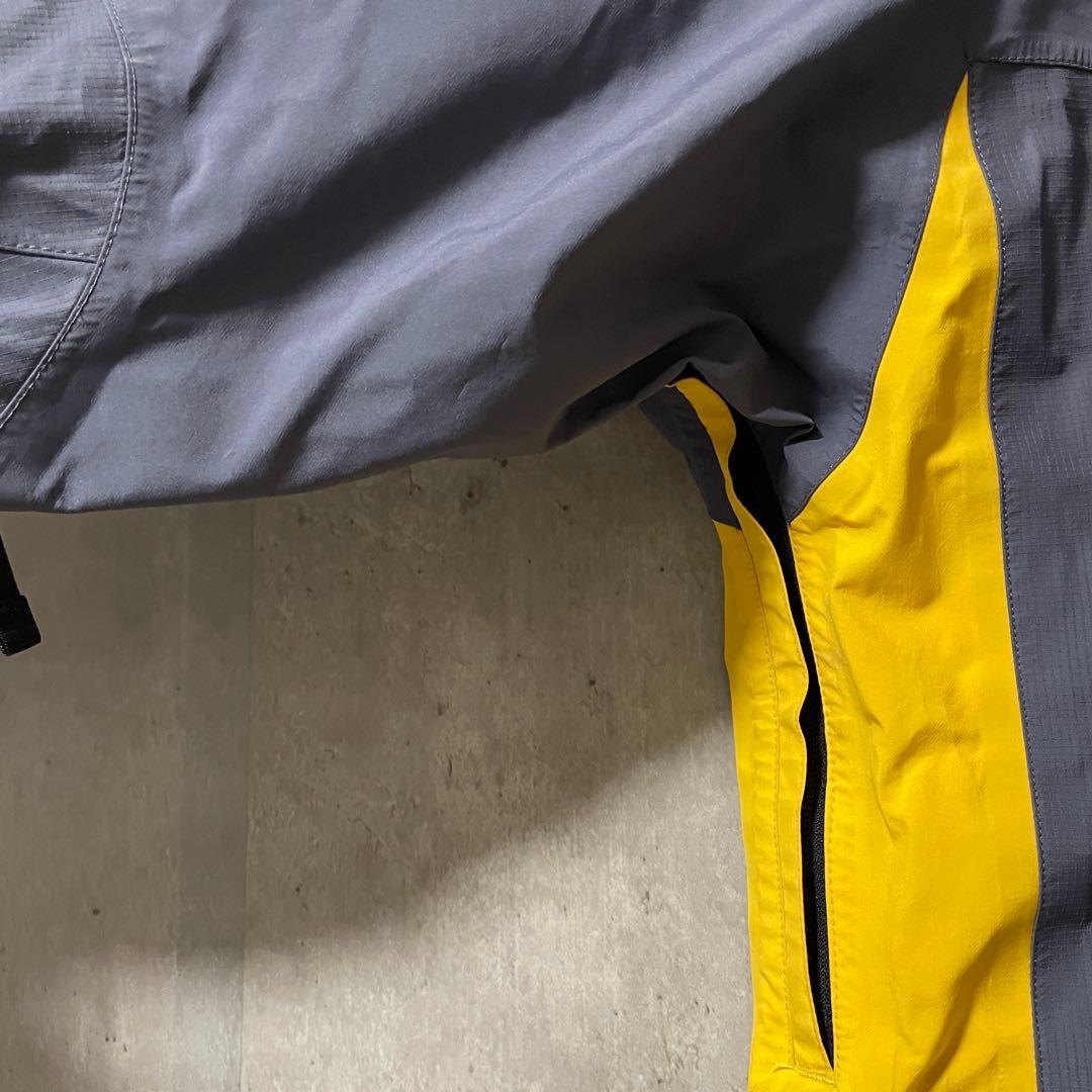 Burtonバートンスキーウェアスノーボードジャケットパーカー紺ネイビー黄色希少