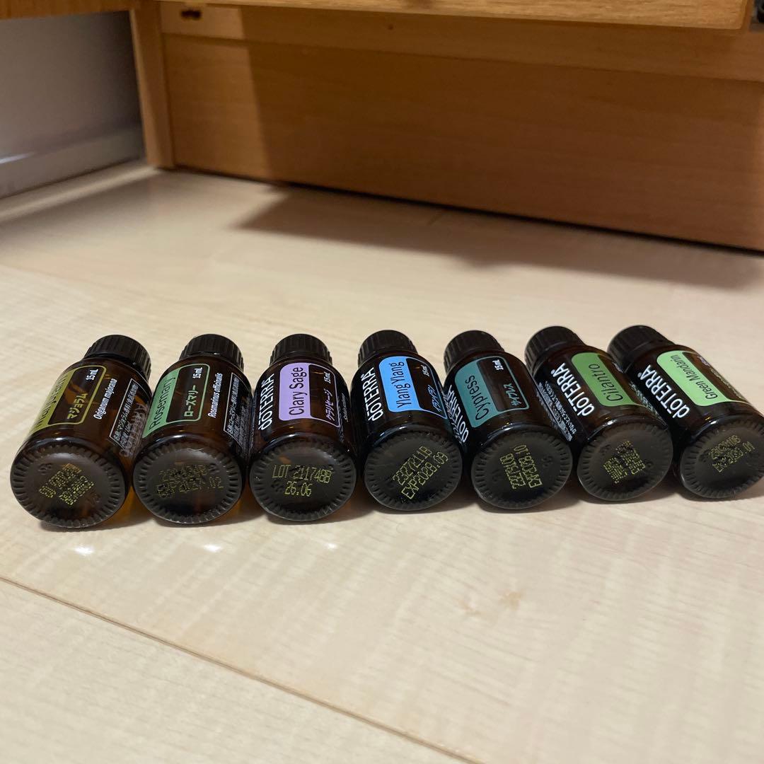 エッセンシャルオイルセット(15ml×7本)
