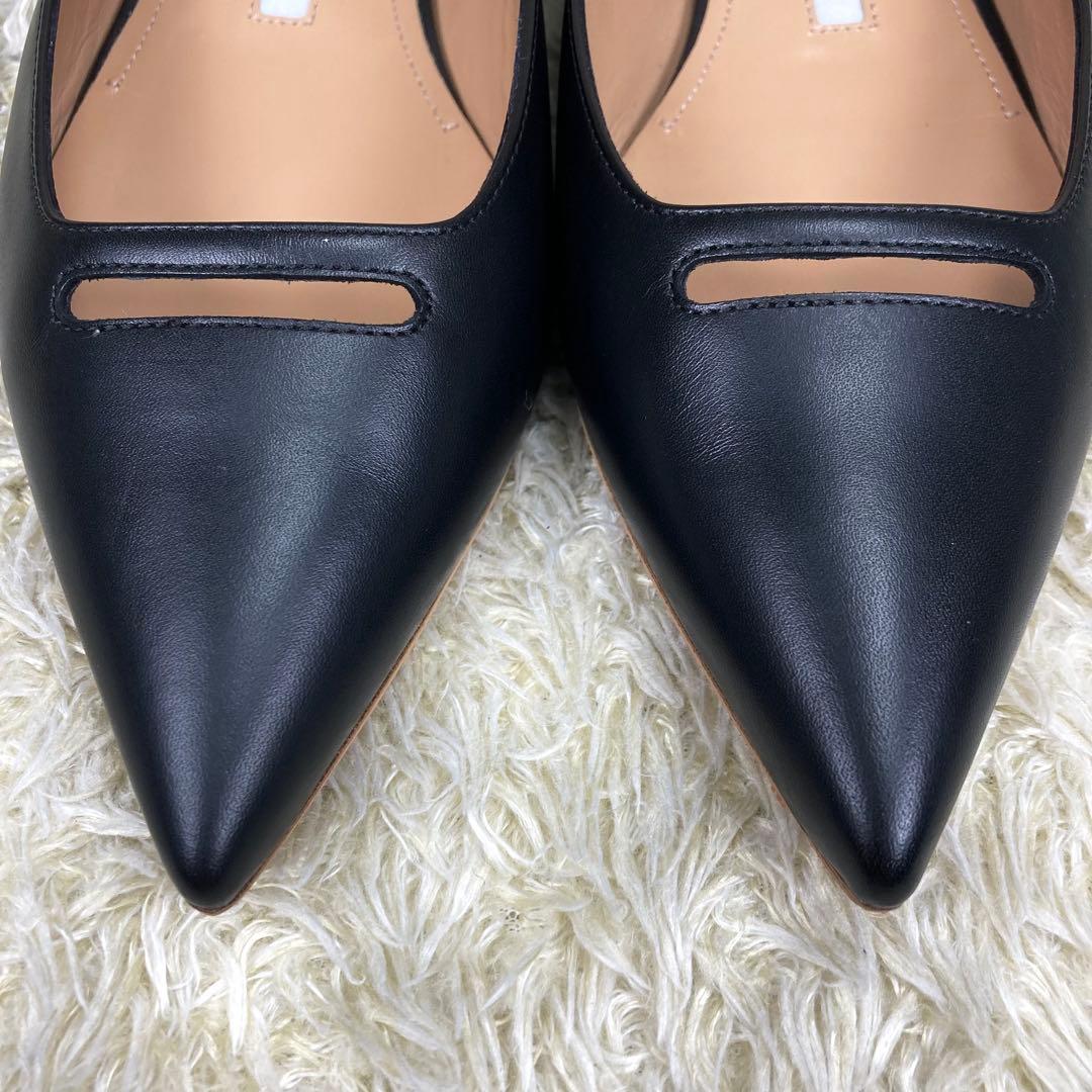 『未使用級』PELLICO アネッリ フラット パンプス ブラック ANIMA