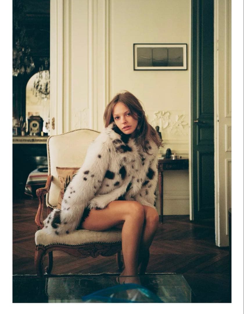 完売品⭐︎ZARA アニマルプリント フェイクファーショートコート M 今期新作