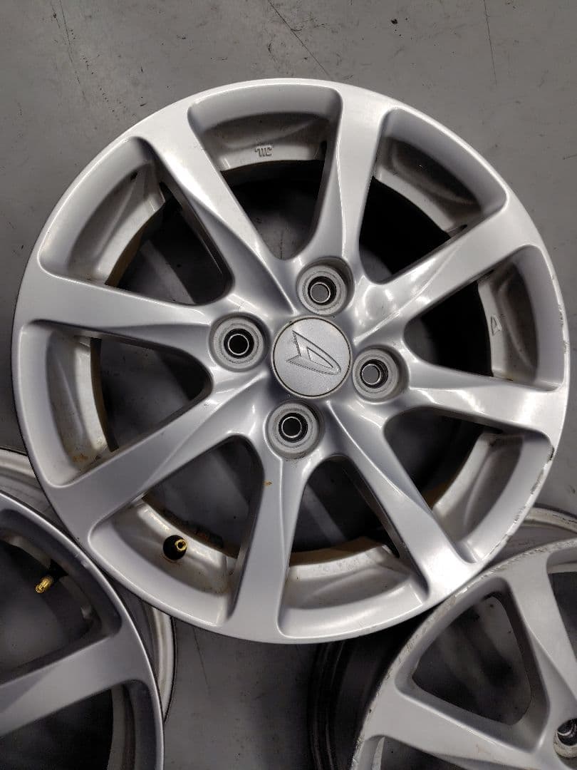 LA100Sムーブ純正14インチアルミホイール4本セット/11000円