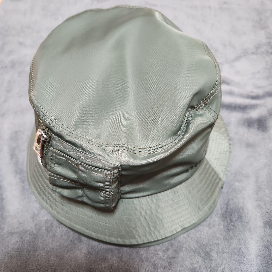 【週末限定SALE】sacai.サカイ.オリーブグリーンバケットハットSize１