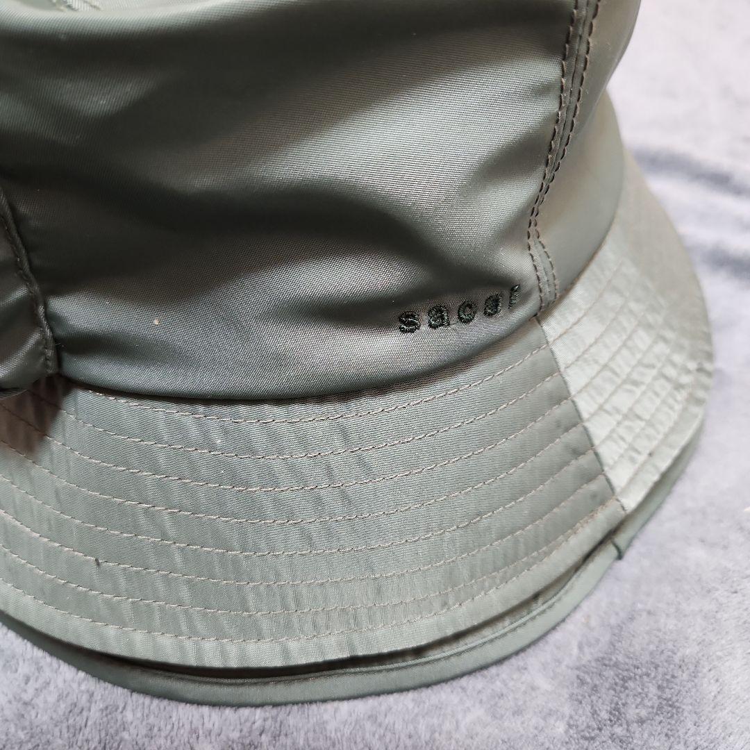 【週末限定SALE】sacai.サカイ.オリーブグリーンバケットハットSize１