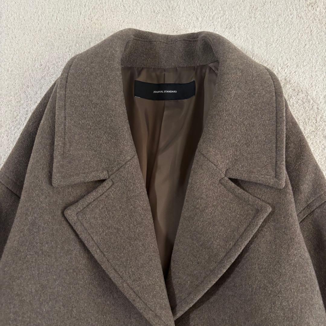 ジャーナルスタンダード スーパー140 ビーバー コクーンコート　XS