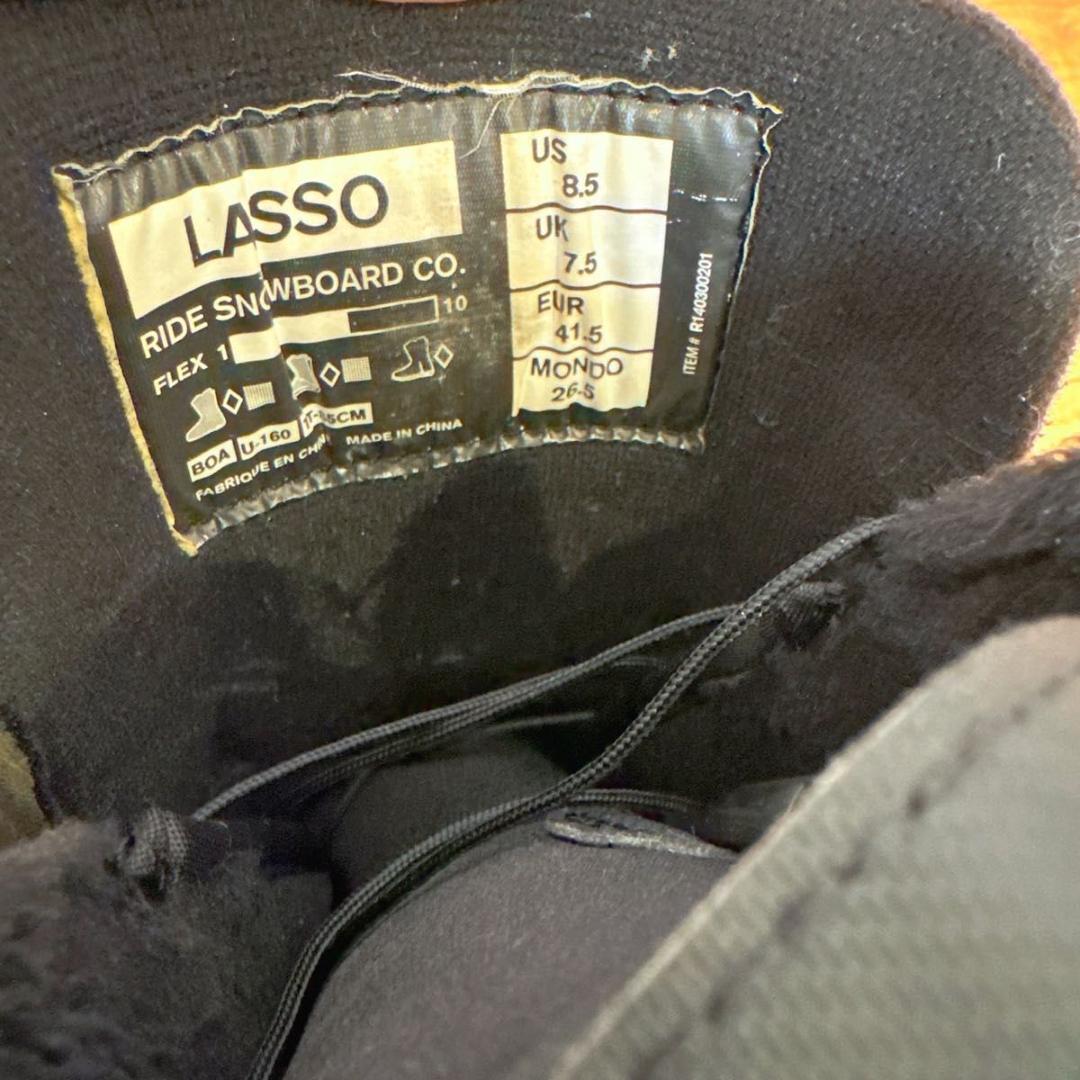 RIDE LASSO BOA 26.5cm ライド ラッソ スノーボードブーツ