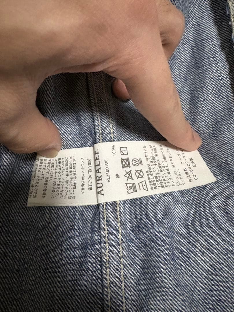 ジャケット・アウター 22ss Selvedge Faded Light Denim Blouson