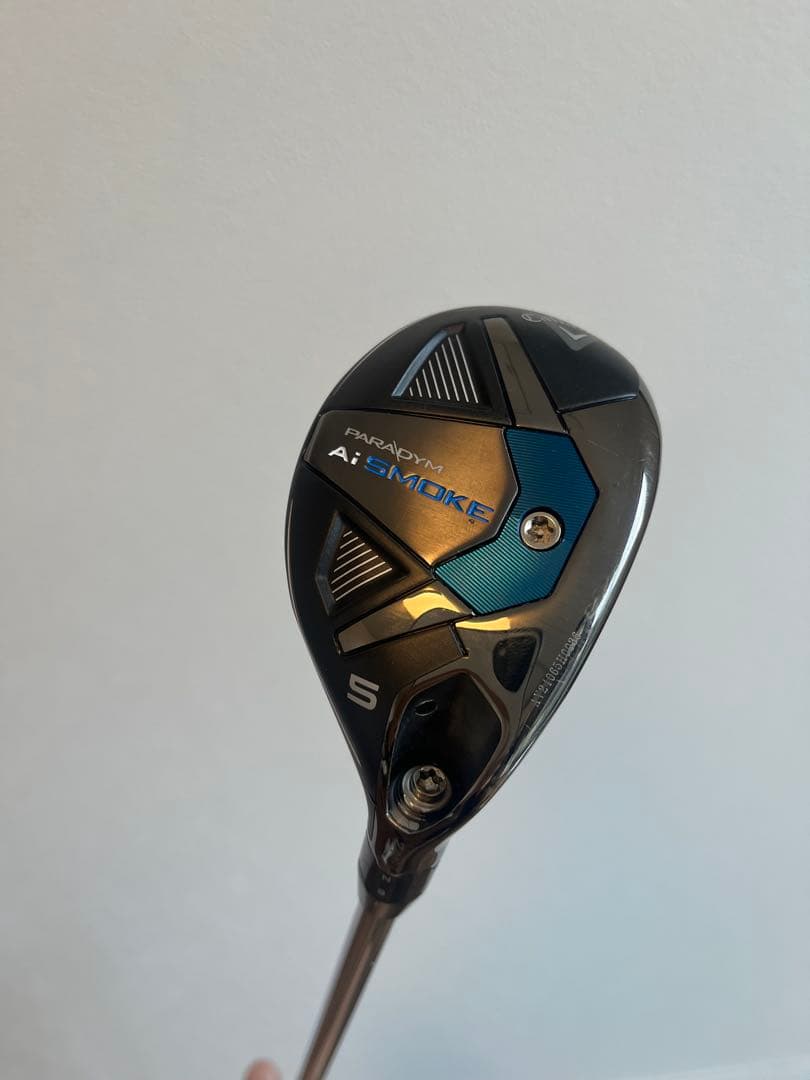 【美品】aiスモークUT 5U 24° 軽量スチールシャフト DG85 S200