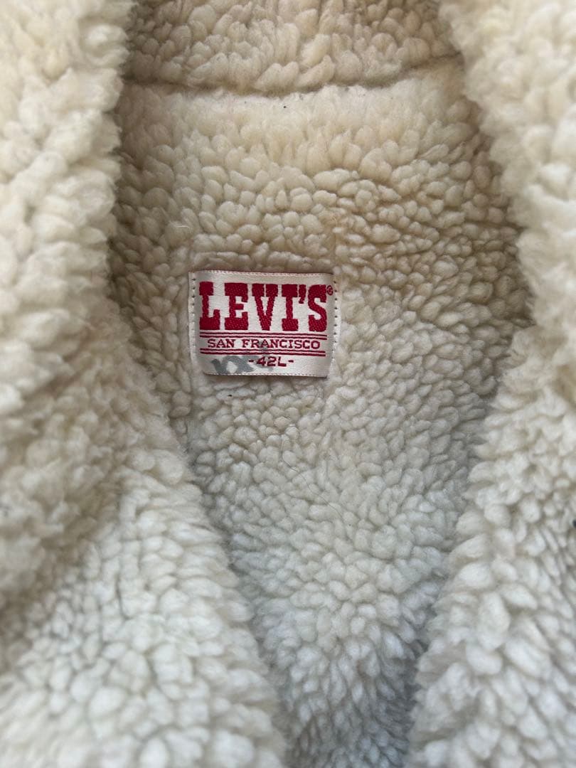 P*N様 Levi’s 赤タグ 裏ボア デニムジャケット 42L