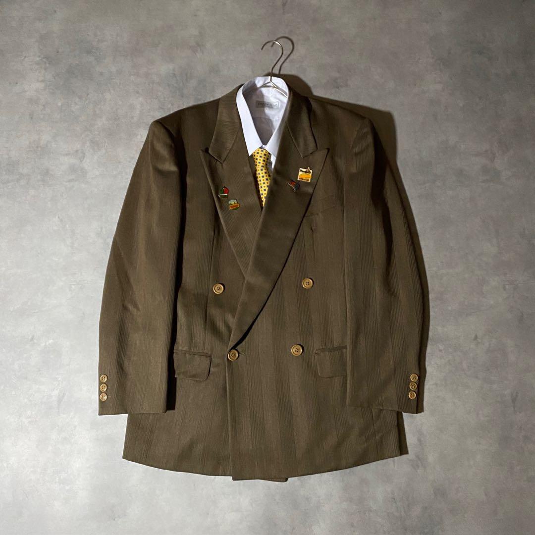 90s vintage レトロセットアップ スーツ ピンズ No.195成人式