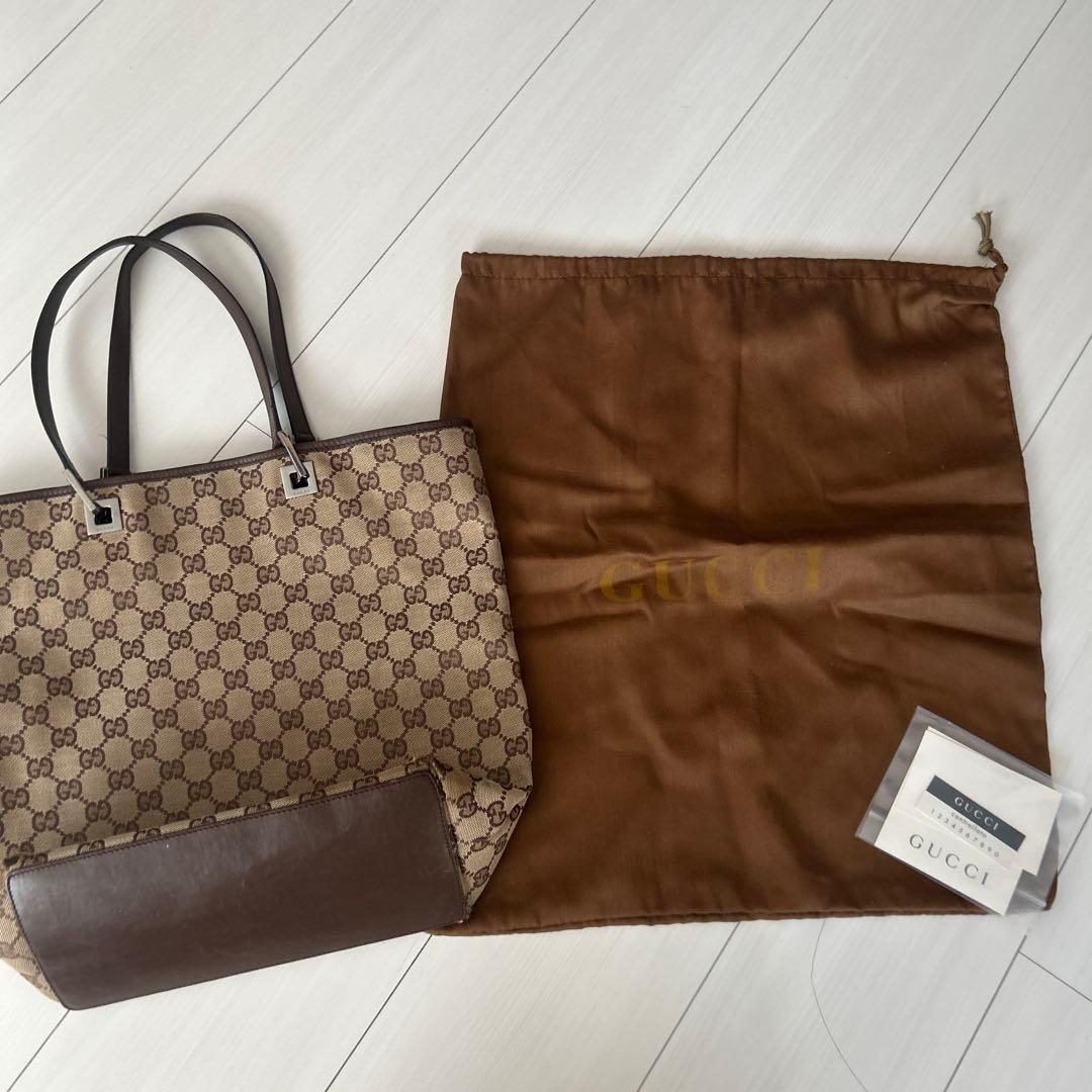 GUCCI グッチ　トートバッグ　ハンドバッグ　GG柄
