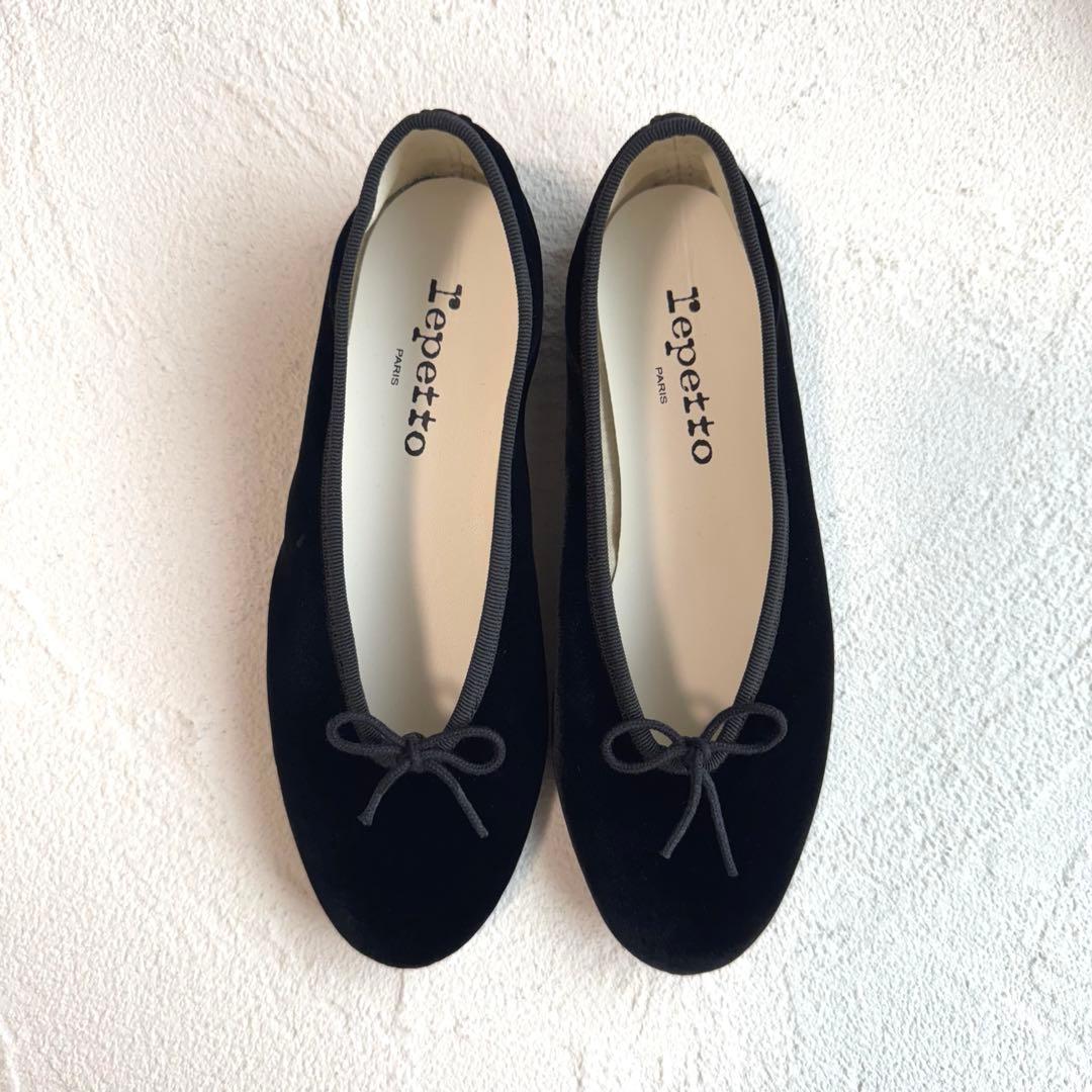 repetto レペット リル バレリーナ ベルベット ベロア パンプス