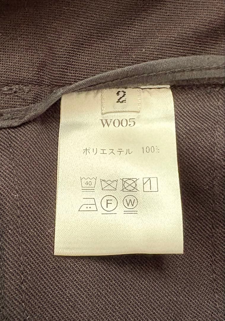 W double polyester pants OVY アクションスラックス